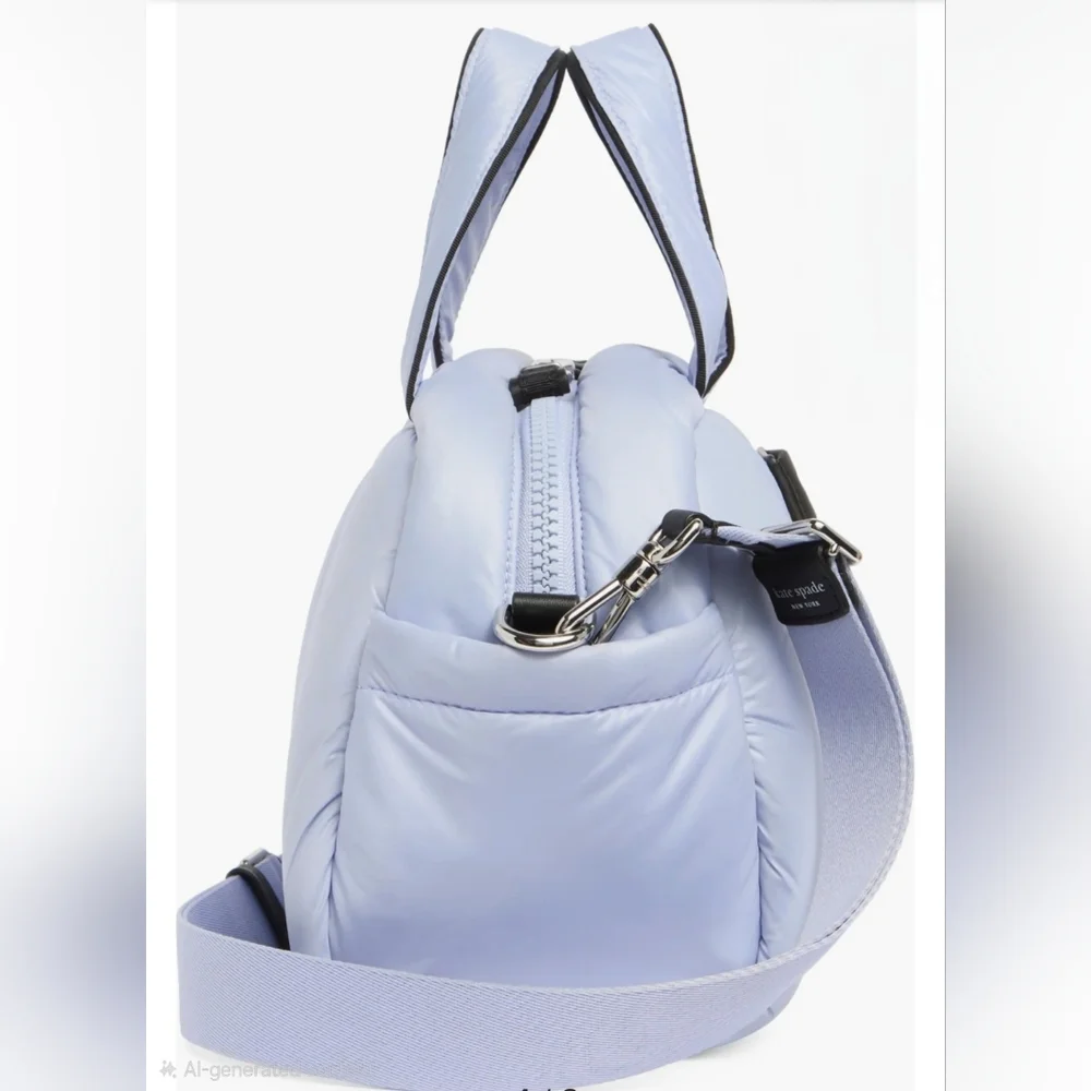 Kate Spade Puffer Crossbody In Viola Flower, NWT